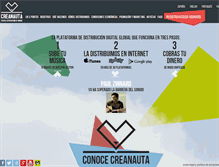 Tablet Screenshot of creanauta.com